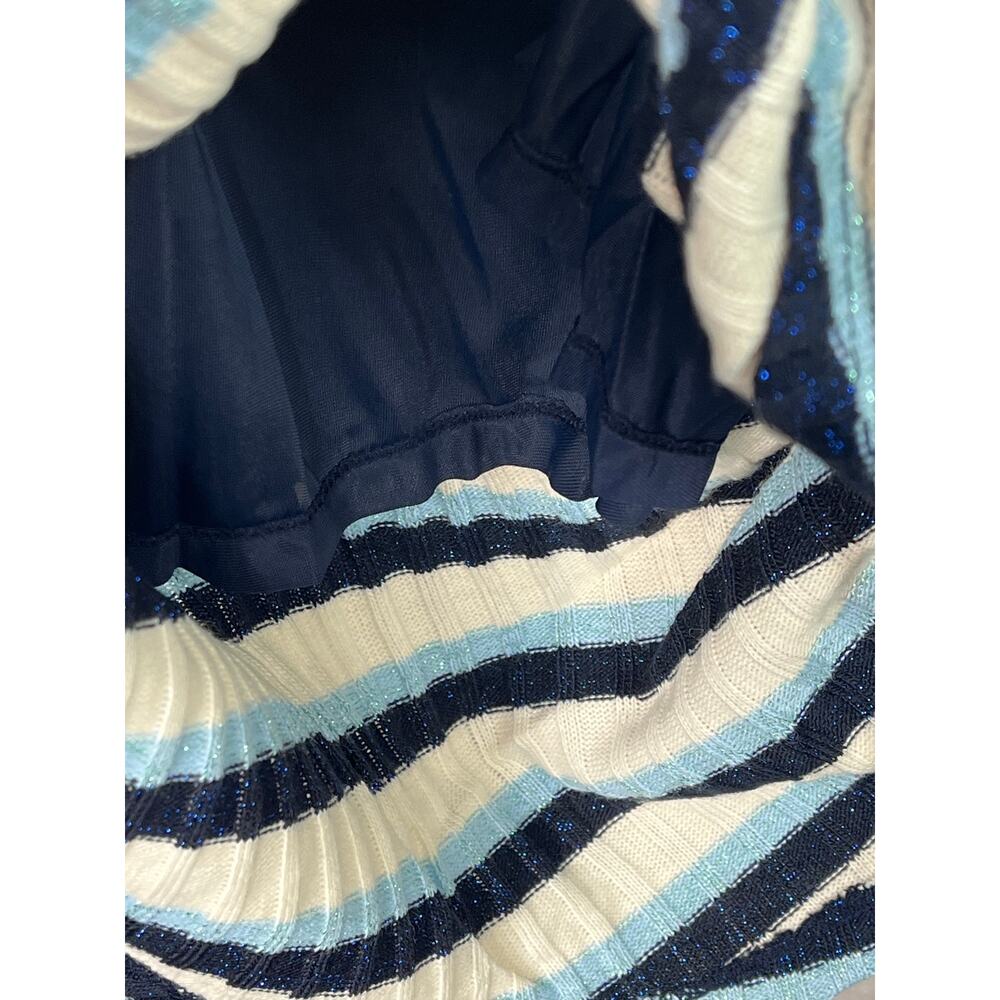 Ramy Brook Clam Dress Navy/Light blue/white, size M, NWT - Picture 9 of 11
